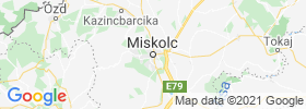 Miskolc map